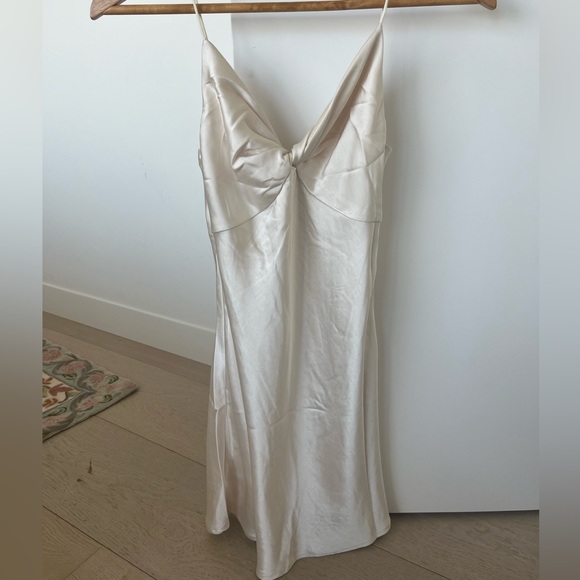 Princess Polly Marilyn mini dress in champagne - Picture 1 of 4